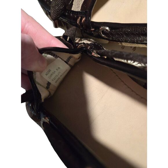 Coach Carisa Brown Monogram Loafers with Box - Picture 4 of 6